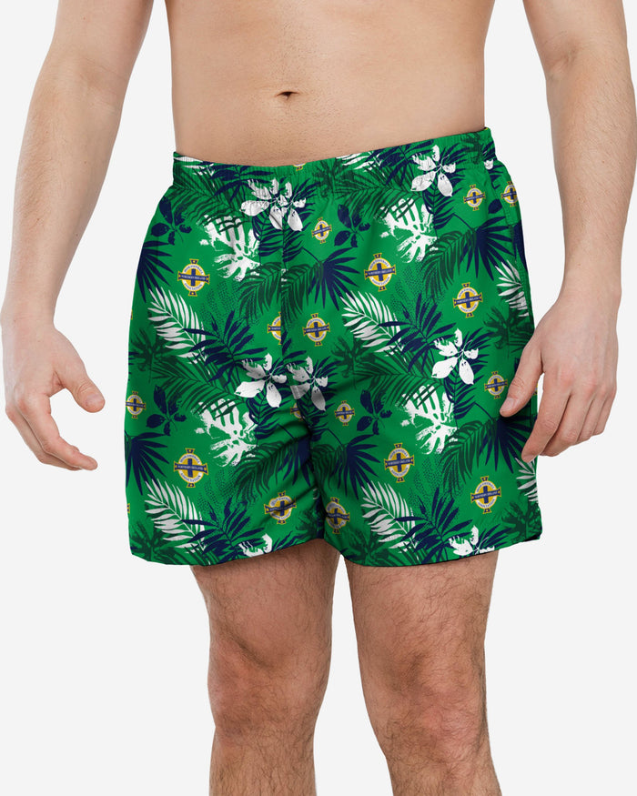 Northern Ireland Floral Boardshorts FOCO S - FOCO.com | UK & IRE