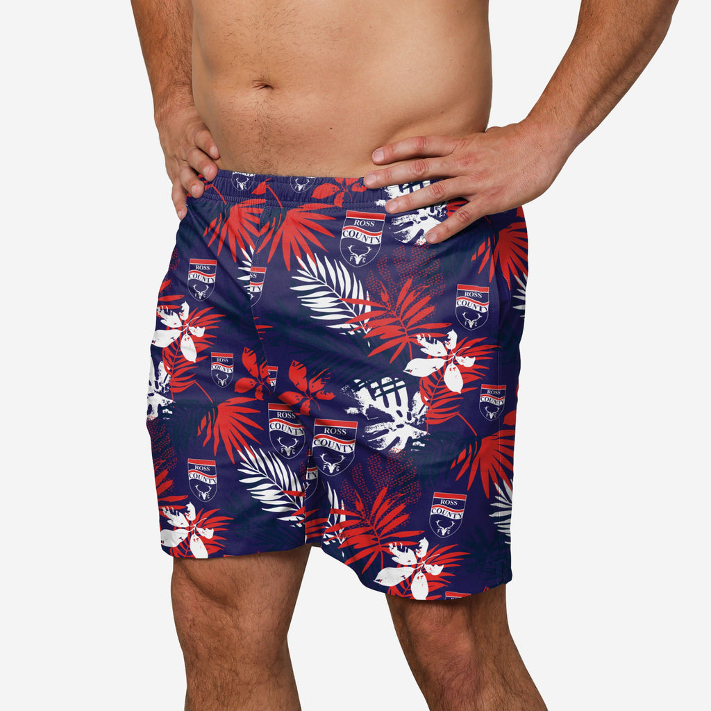 Ross County FC Floral Boardshorts FOCO S - FOCO.com | UK & IRE