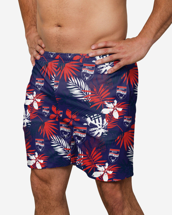 Ross County FC Floral Boardshorts FOCO S - FOCO.com | UK & IRE