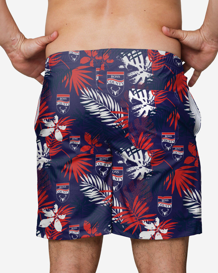 Ross County FC Floral Boardshorts FOCO - FOCO.com | UK & IRE