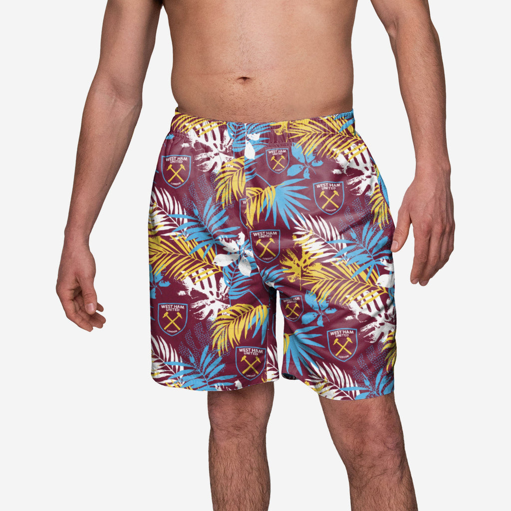 West Ham United FC Floral Boardshorts FOCO S - FOCO.com | UK & IRE