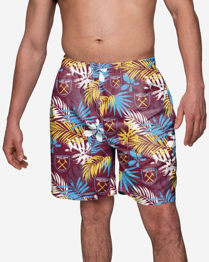 West Ham United FC Floral Boardshorts FOCO S - FOCO.com | UK & IRE