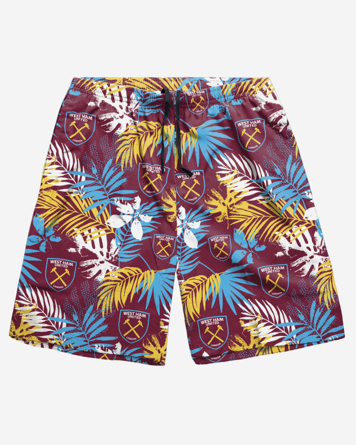 West Ham United FC Floral Boardshorts FOCO - FOCO.com | UK & IRE