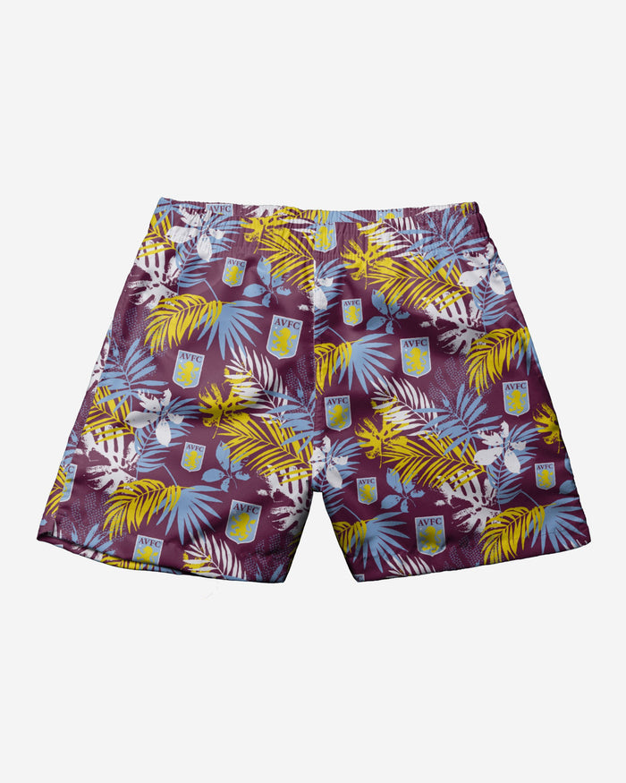 Aston Villa FC Youth Floral Boardshorts FOCO - FOCO.com | UK & IRE