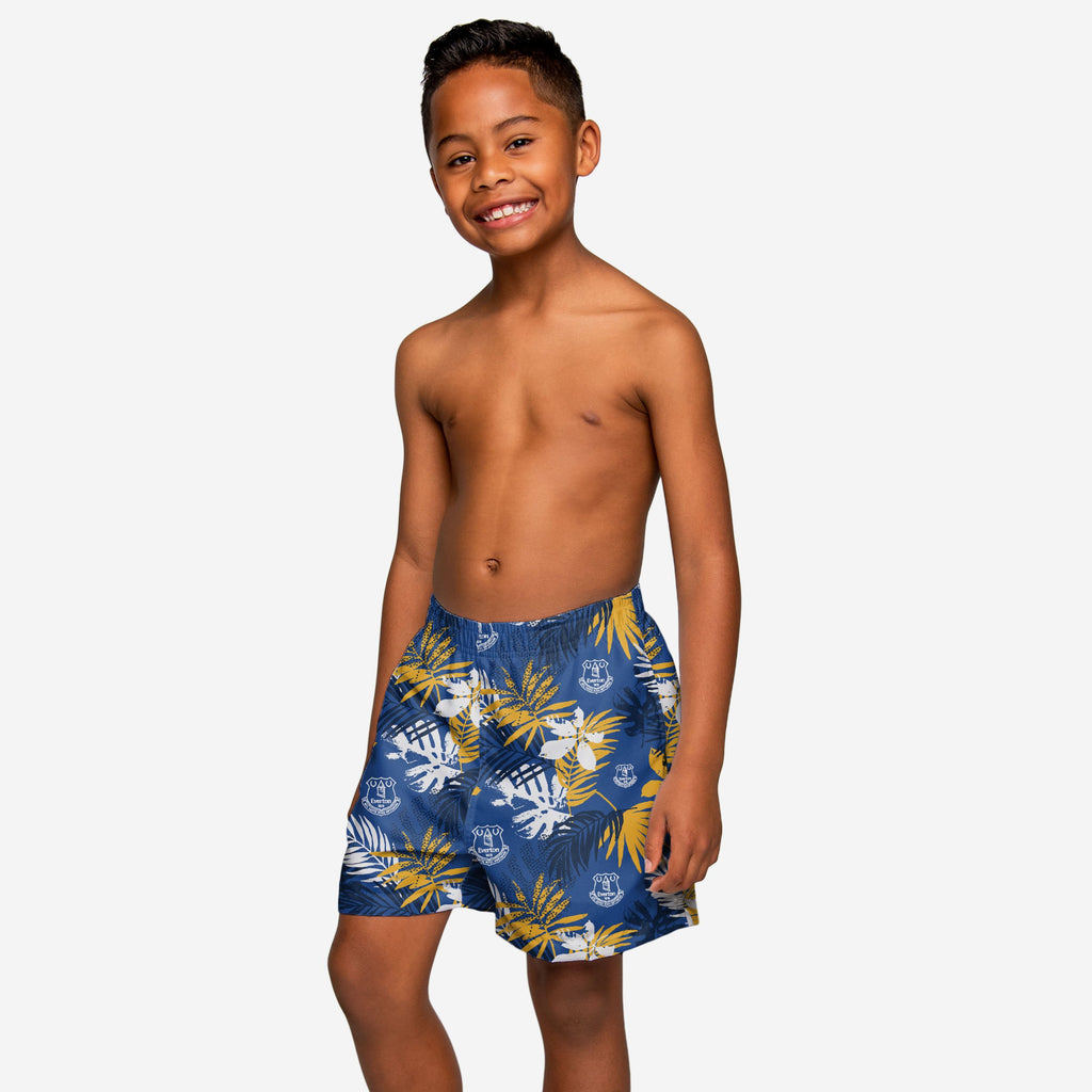 Everton FC Youth Floral Boardshorts FOCO XS - FOCO.com | UK & IRE