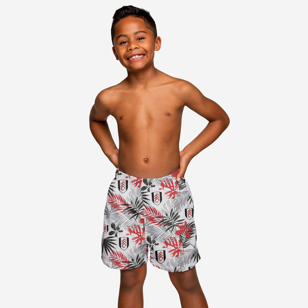 Fulham FC Youth Floral Boardshorts FOCO XS - FOCO.com | UK & IRE