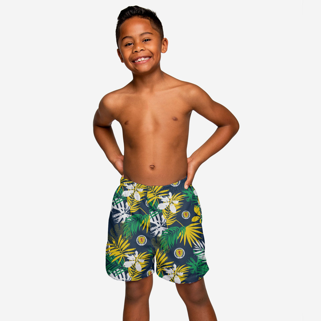 Scotland Youth Floral Boardshorts FOCO XS - FOCO.com | UK & IRE