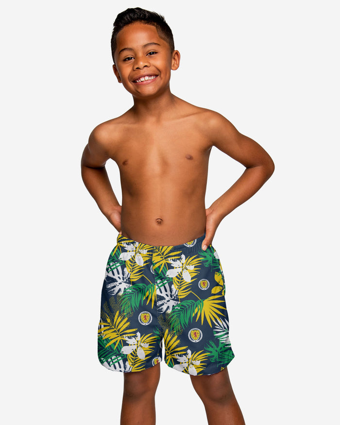 Scotland Youth Floral Boardshorts FOCO XS - FOCO.com | UK & IRE