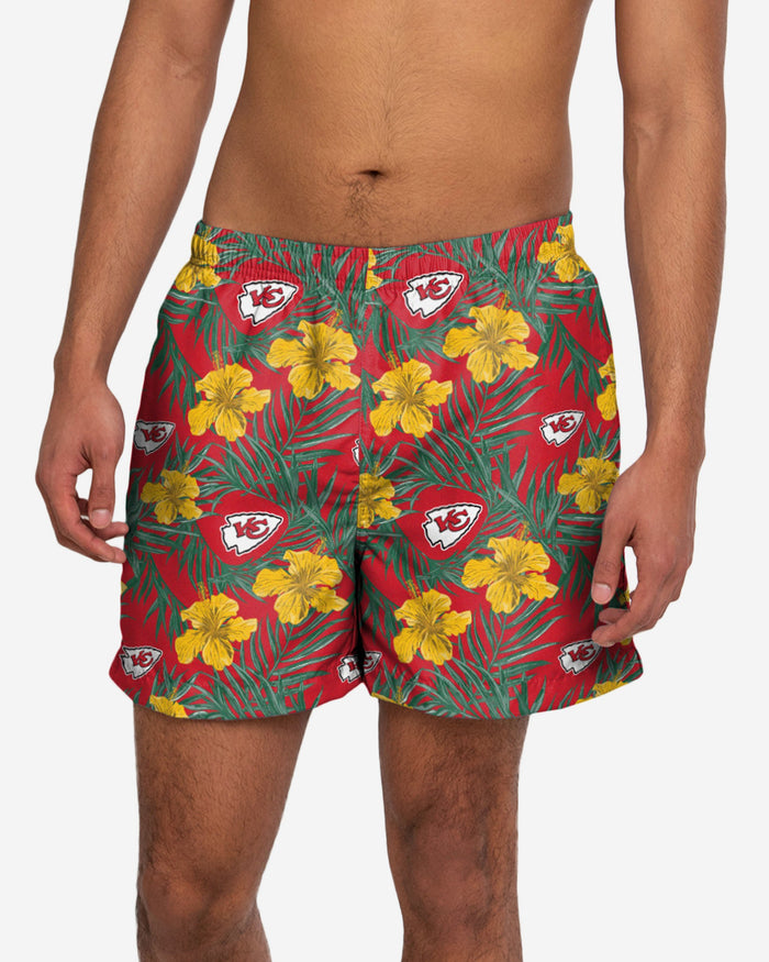 Kansas City Chiefs Floral Boardshorts FOCO S - FOCO.com | UK & IRE