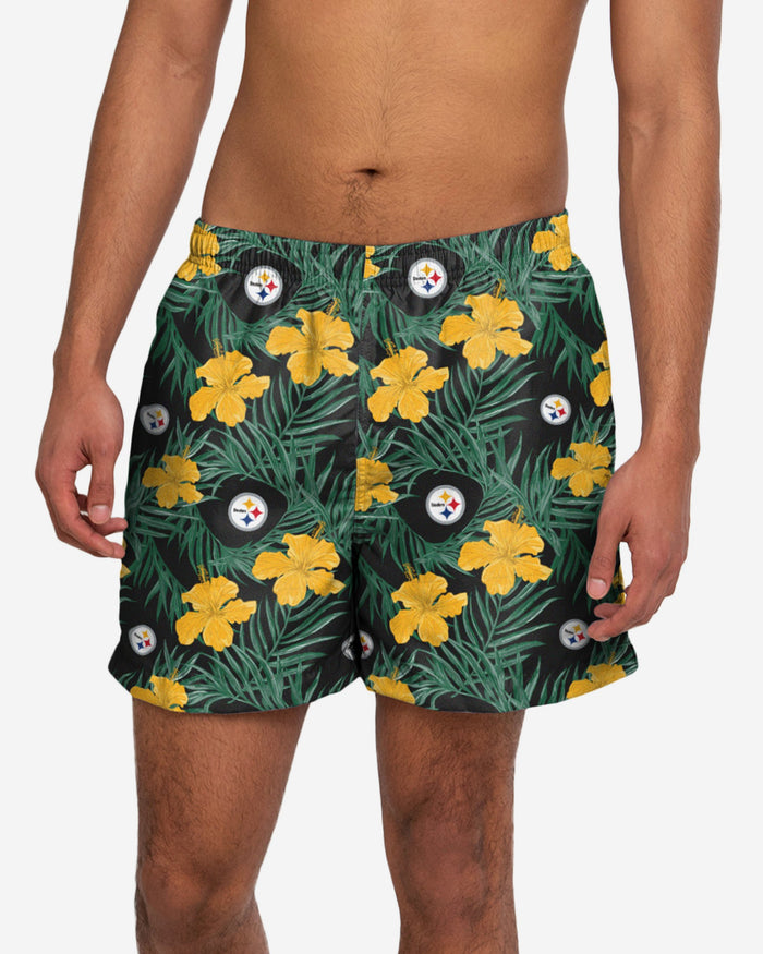 Pittsburgh Steelers Floral Boardshorts FOCO S - FOCO.com | UK & IRE