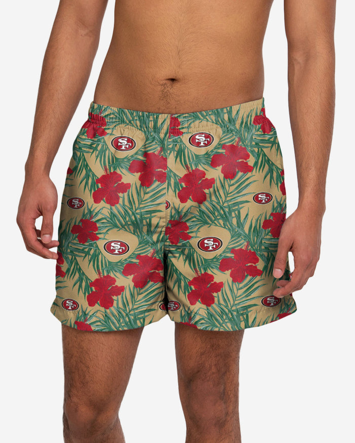 San Francisco 49ers Floral Boardshorts FOCO S - FOCO.com | UK & IRE