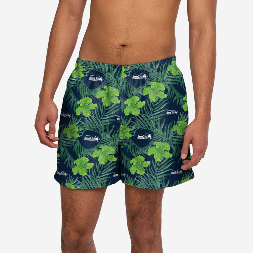 Seattle Seahawks Floral Boardshorts FOCO S - FOCO.com | UK & IRE