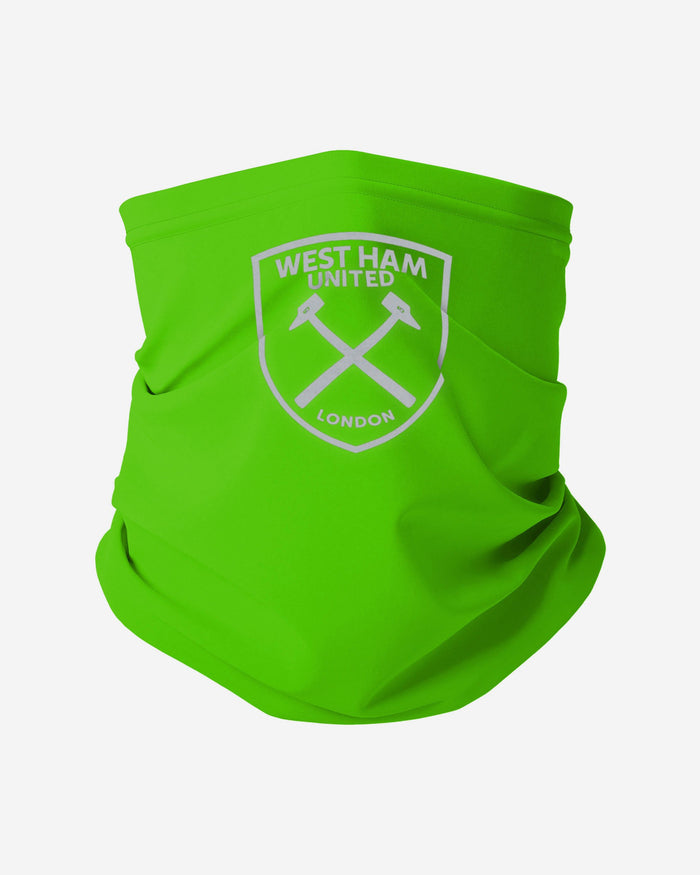 West Ham United FC Green Neon Reflective Snood Scarf FOCO - FOCO.com | UK & IRE