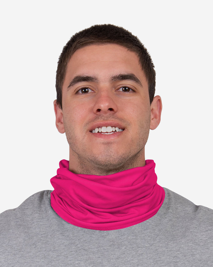 Manchester United FC Pink Neon Reflective Snood Scarf FOCO - FOCO.com | UK & IRE
