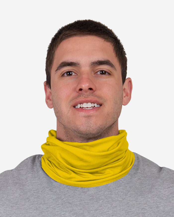 Manchester United FC Yellow Neon Reflective Snood Scarf FOCO - FOCO.com | UK & IRE
