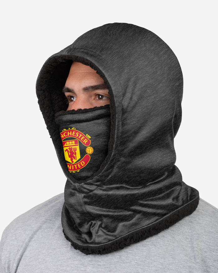 Manchester United FC Dark Grey Hooded Snood FOCO - FOCO.com | UK & IRE