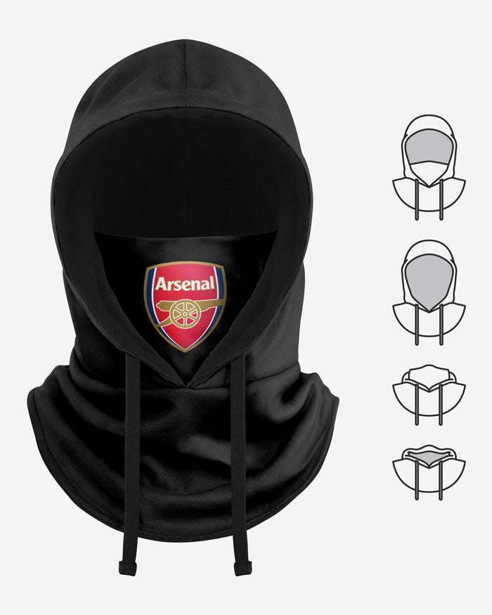 Arsenal FC Black Drawstring Hooded Snood FOCO - FOCO.com | UK & IRE
