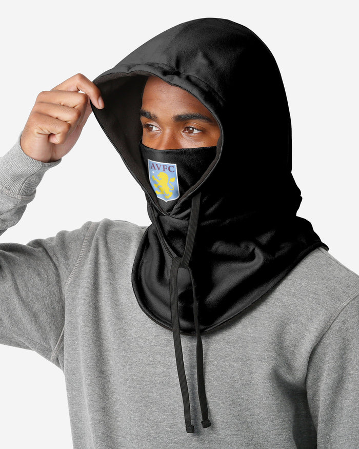 Aston Villa FC Black Drawstring Hooded Snood FOCO - FOCO.com | UK & IRE