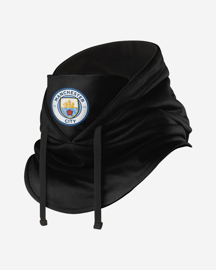 Manchester City FC Black Drawstring Hooded Snood FOCO - FOCO.com | UK & IRE