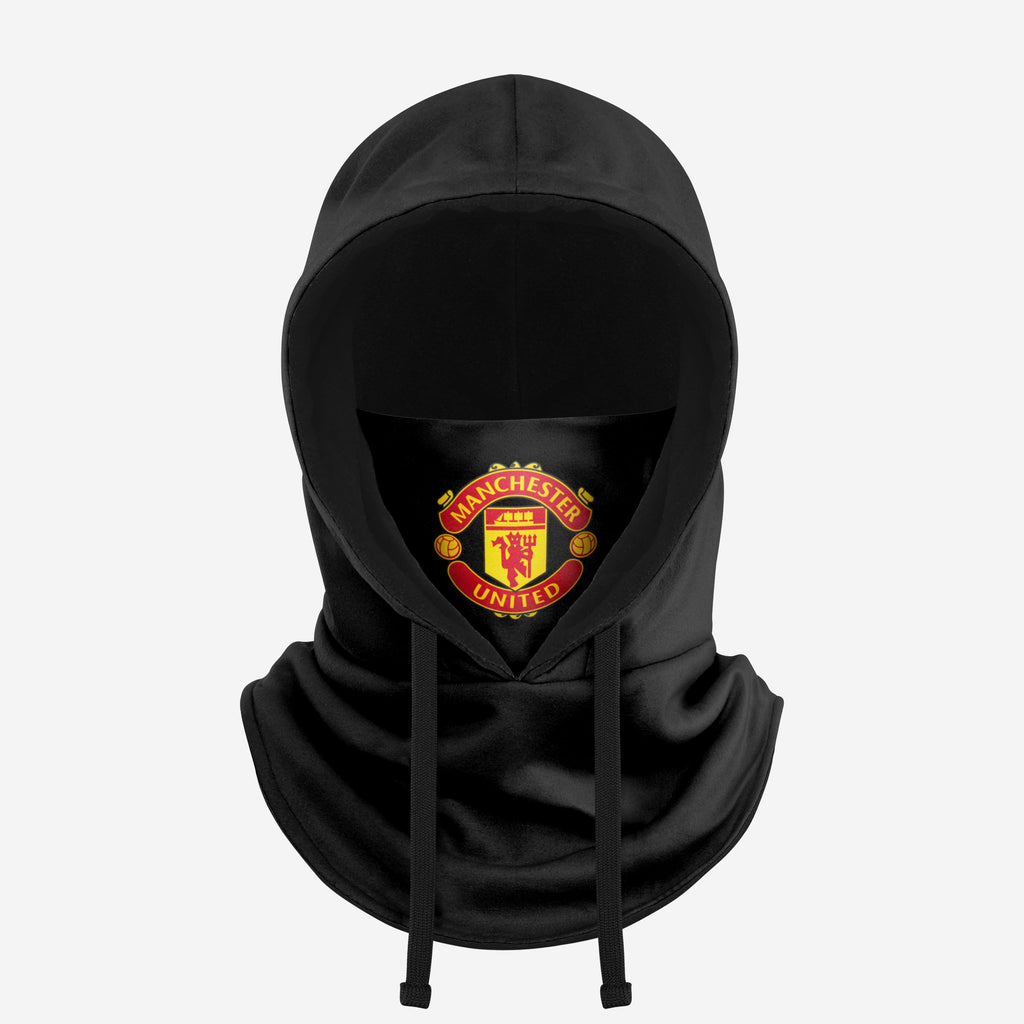 Manchester United FC Black Drawstring Hooded Snood FOCO - FOCO.com | UK & IRE