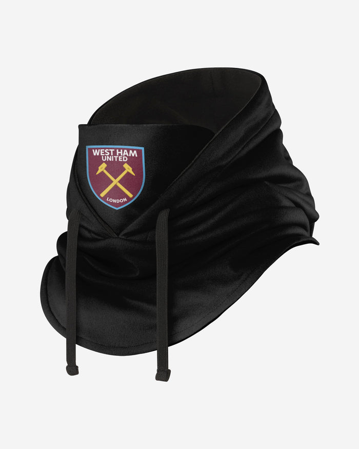 West Ham United FC Black Drawstring Hooded Snood FOCO - FOCO.com | UK & IRE