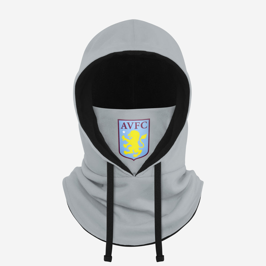 Aston Villa FC Grey Drawstring Hooded Snood FOCO - FOCO.com | UK & IRE
