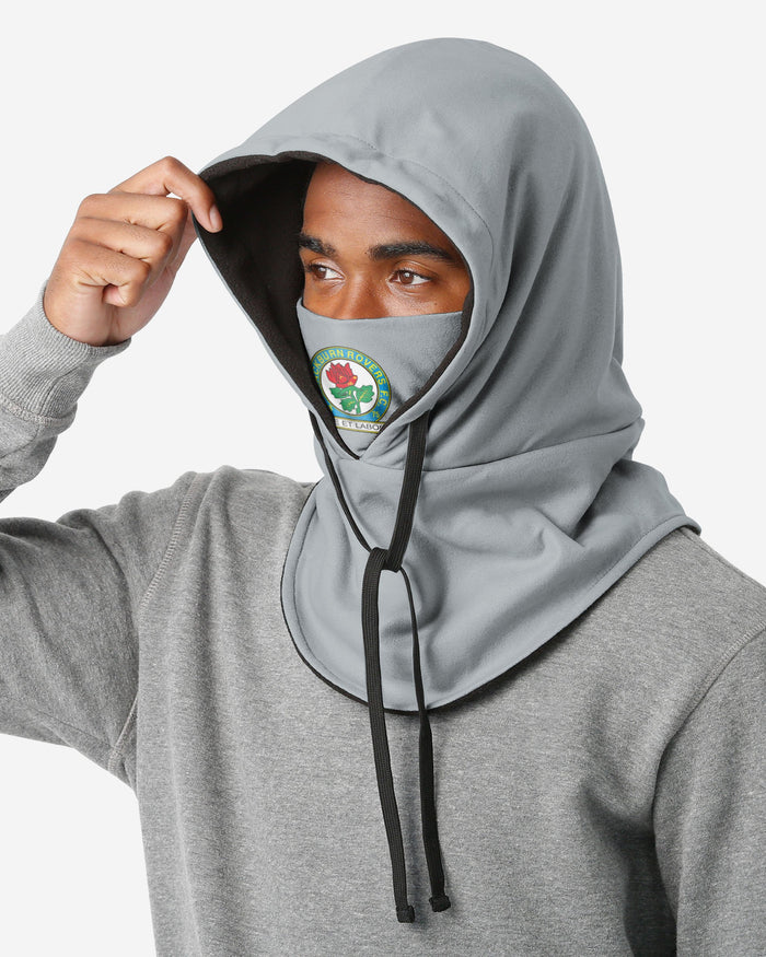 Blackburn Rovers FC Grey Drawstring Hooded Snood FOCO - FOCO.com | UK & IRE