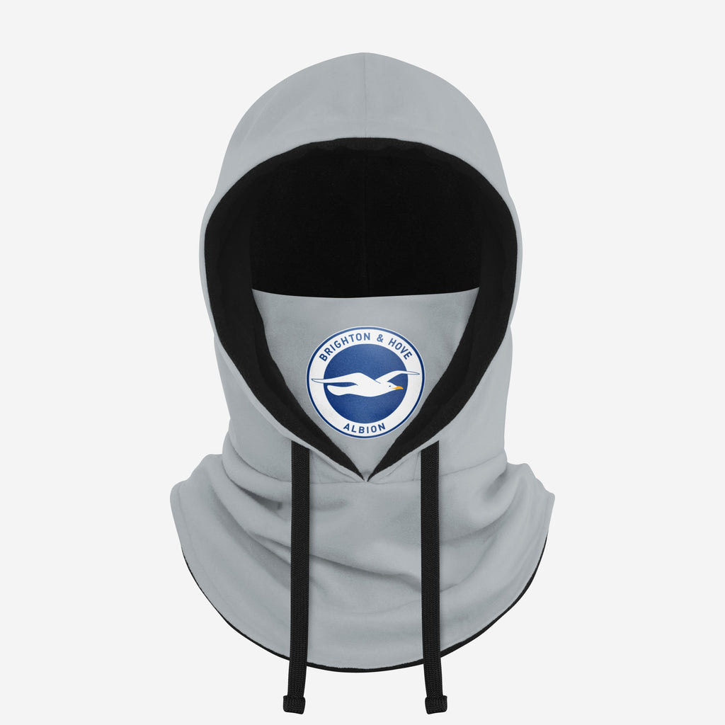Brighton & Hove Albion FC Grey Drawstring Hooded Snood FOCO - FOCO.com | UK & IRE