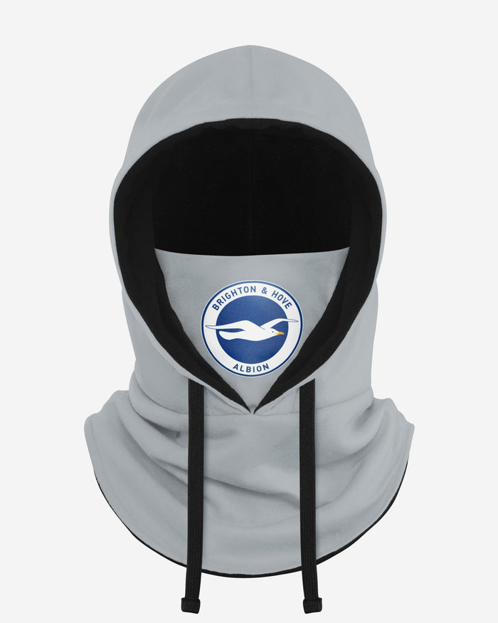 Brighton & Hove Albion FC Grey Drawstring Hooded Snood FOCO - FOCO.com | UK & IRE