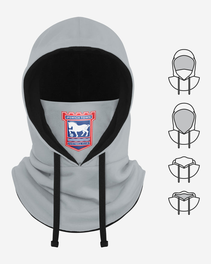 Ipswich Town FC Grey Drawstring Hooded Snood FOCO - FOCO.com | UK & IRE
