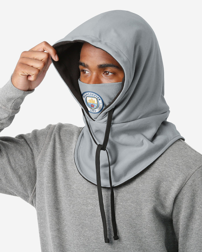 Manchester City FC Grey Drawstring Hooded Snood FOCO - FOCO.com | UK & IRE