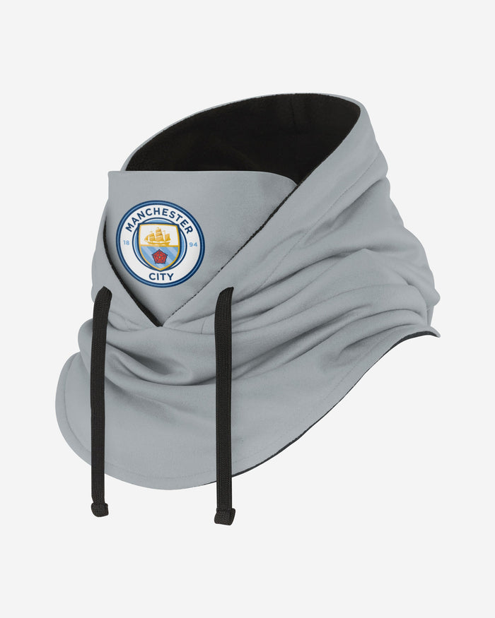 Manchester City FC Grey Drawstring Hooded Snood FOCO - FOCO.com | UK & IRE