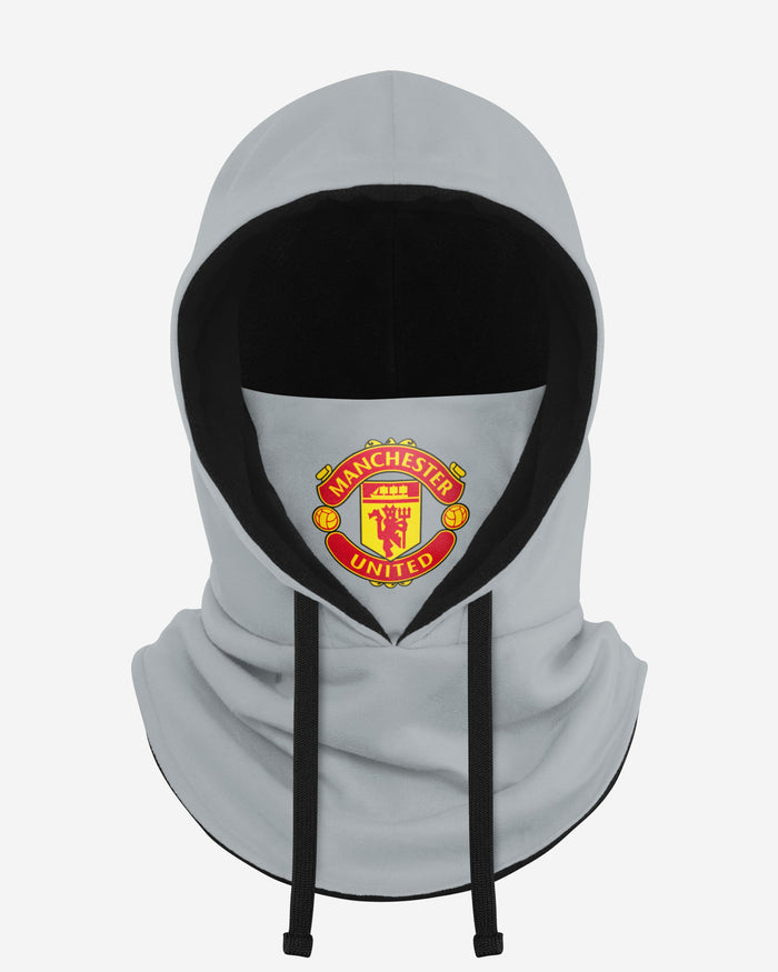 Manchester United FC Grey Drawstring Hooded Snood FOCO - FOCO.com | UK & IRE