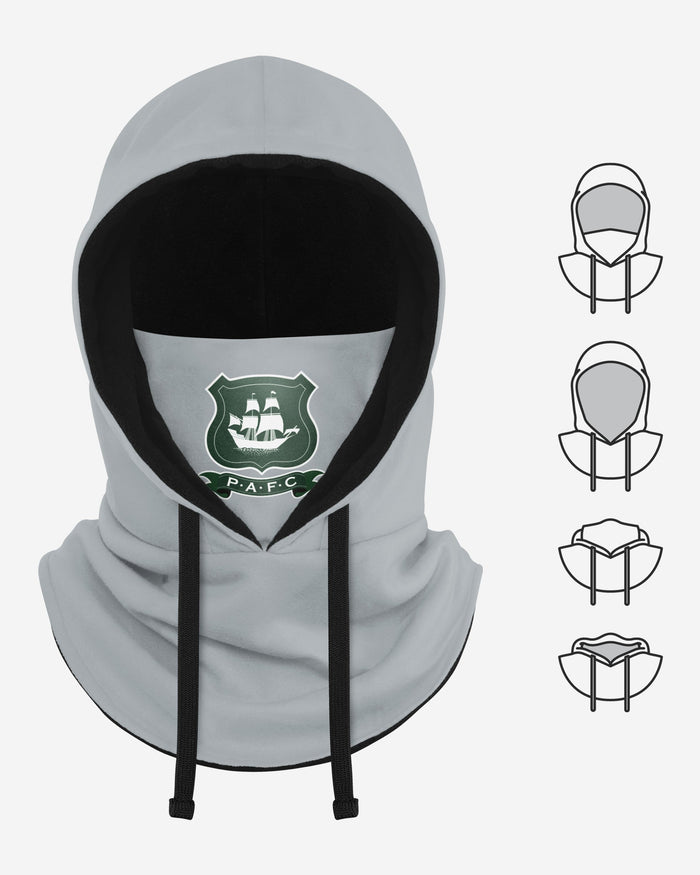 Plymouth FC Grey Drawstring Hooded Snood FOCO - FOCO.com | UK & IRE