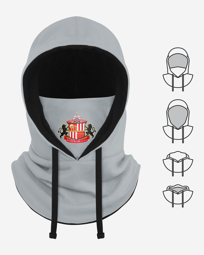 Sunderland AFC Grey Drawstring Hooded Snood FOCO - FOCO.com | UK & IRE