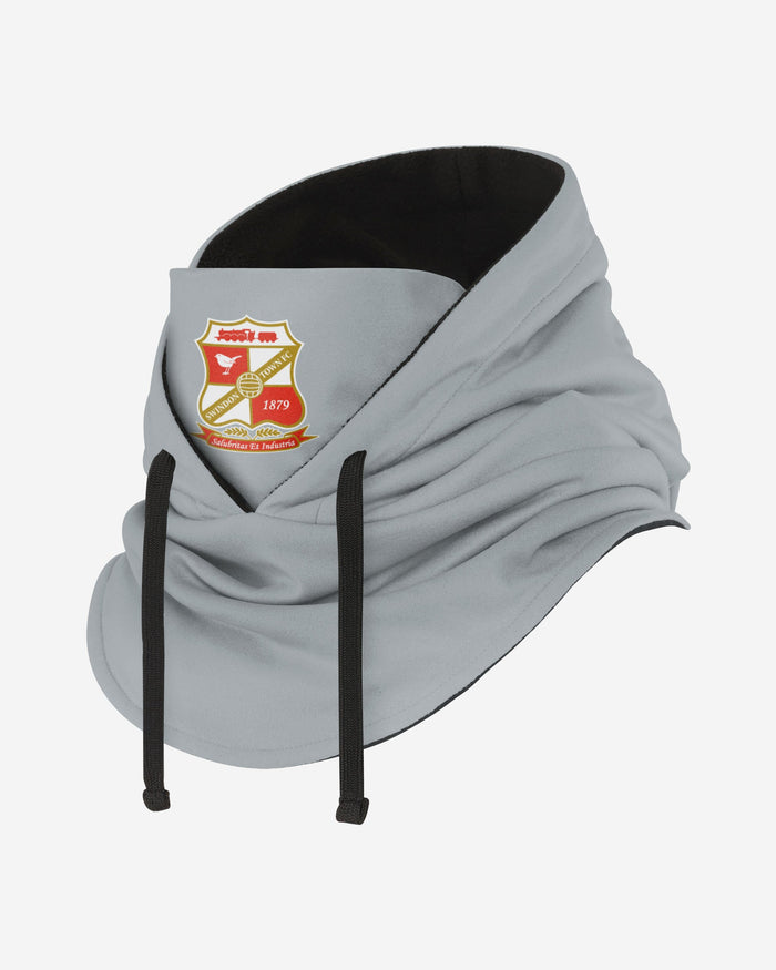 Swindon Town FC Grey Drawstring Hooded Snood FOCO - FOCO.com | UK & IRE