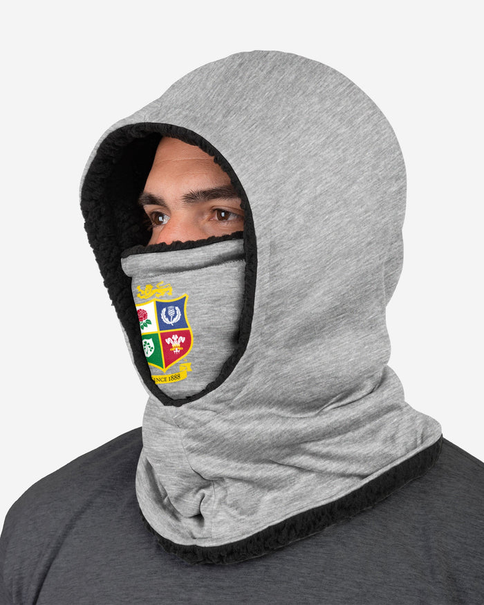 British & Irish Lions Grey Hooded Snood FOCO - FOCO.com | UK & IRE