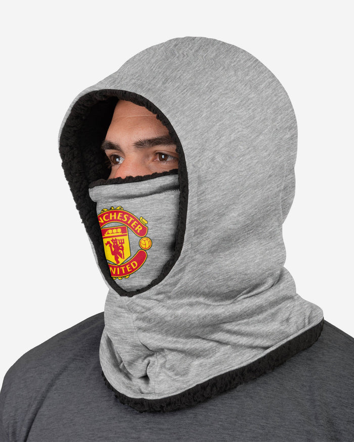 Manchester United FC Grey Hooded Snood FOCO - FOCO.com | UK & IRE