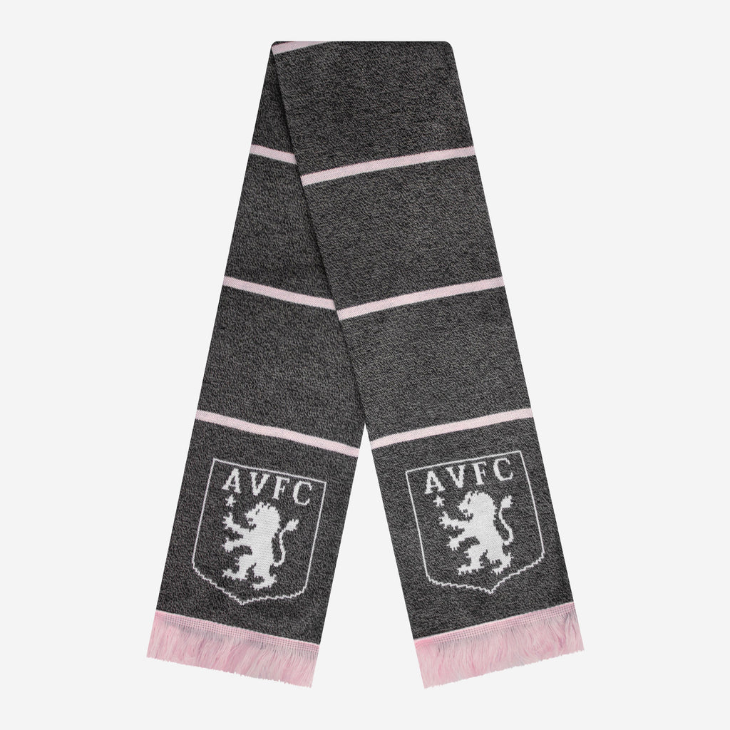 Aston Villa FC Original Grey Marl Pink Scarf FOCO - FOCO.com | UK & IRE