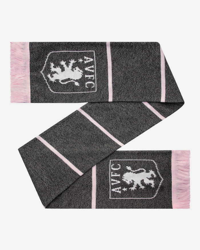 Aston Villa FC Original Grey Marl Pink Scarf FOCO - FOCO.com | UK & IRE