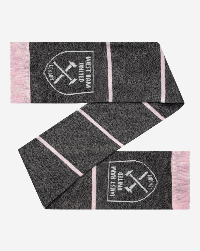 West Ham United FC Grey Marl Pink Scarf FOCO - FOCO.com | UK & IRE