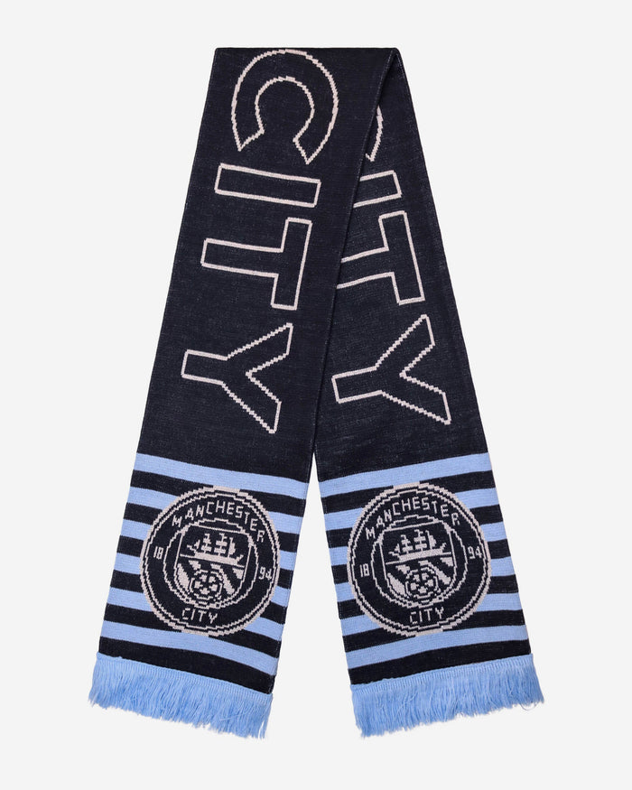 Manchester City FC Metallic Thread Scarf FOCO - FOCO.com | UK & IRE