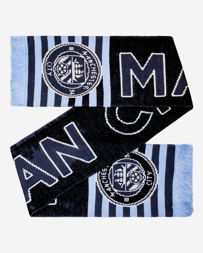 Manchester City FC Metallic Thread Scarf FOCO - FOCO.com | UK & IRE