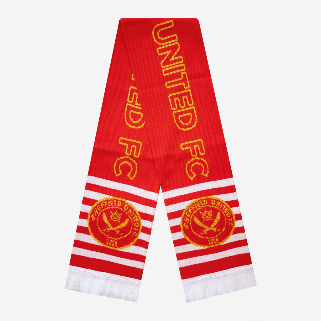 Sheffield United FC Metallic Thread Scarf FOCO - FOCO.com | UK & IRE