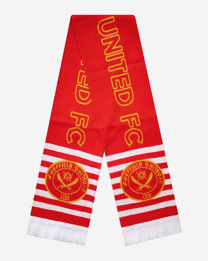 Sheffield United FC Metallic Thread Scarf FOCO - FOCO.com | UK & IRE