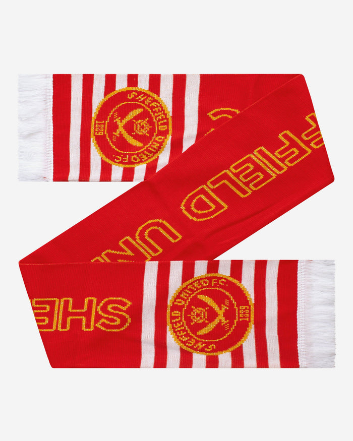 Sheffield United FC Metallic Thread Scarf FOCO - FOCO.com | UK & IRE