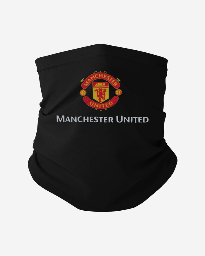 Manchester United FC Reflective Wordmark Snood Scarf FOCO - FOCO.com | UK & IRE