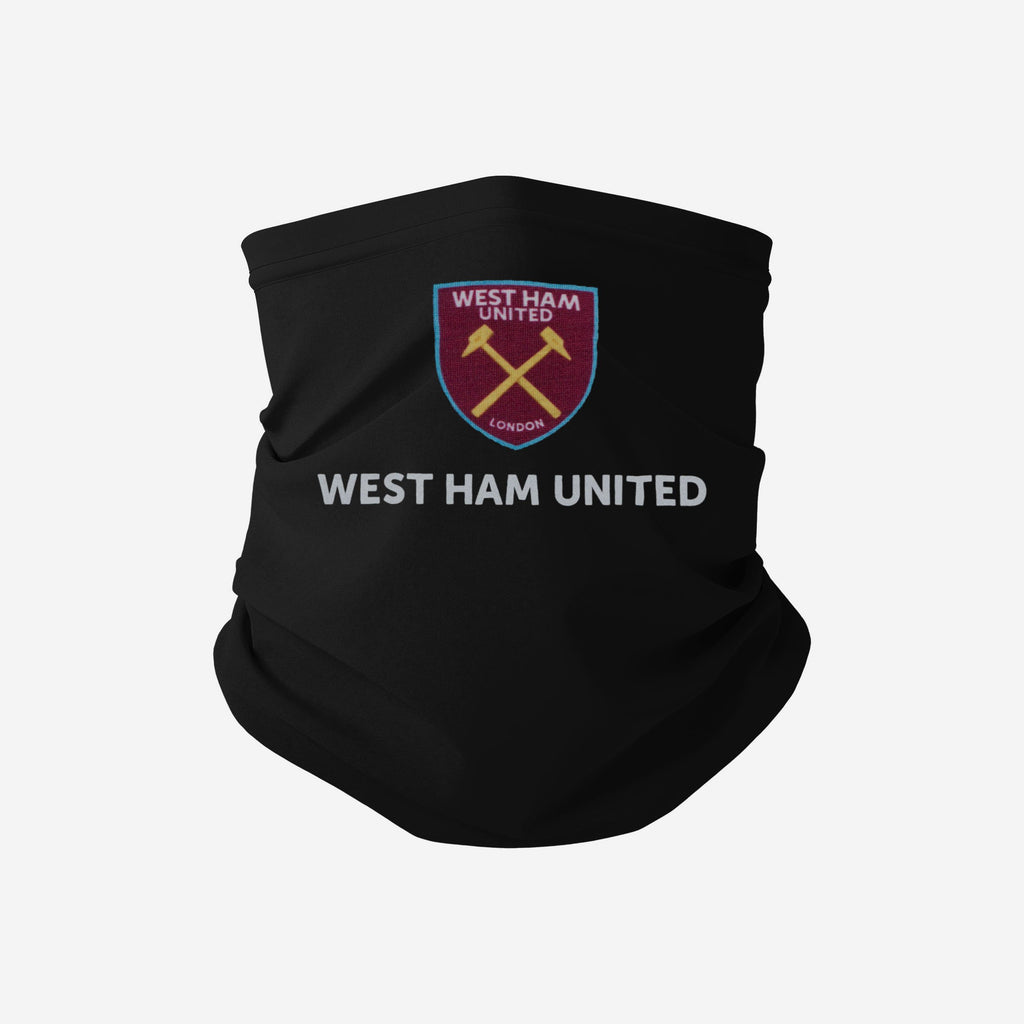 West Ham United FC Reflective Wordmark Snood Scarf FOCO - FOCO.com | UK & IRE