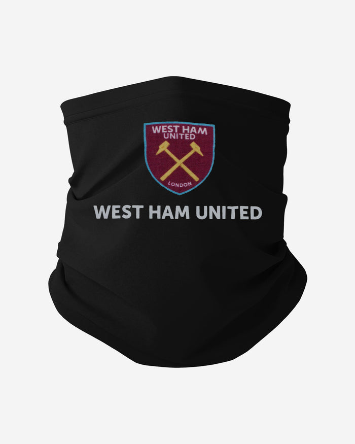 West Ham United FC Reflective Wordmark Snood Scarf FOCO - FOCO.com | UK & IRE