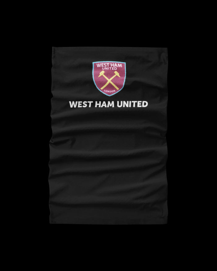 West Ham United FC Reflective Wordmark Snood Scarf FOCO - FOCO.com | UK & IRE
